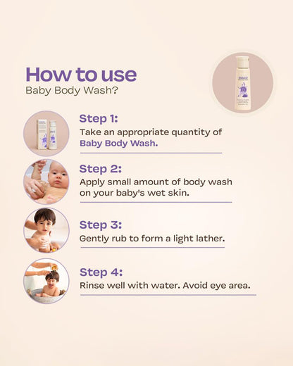 Maate Baby Body Wash-With Beetroot & Manjistha