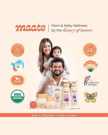 Maate Baby Head to Toe Wash-Infused with Calendula, Olive Oil & Aloe Vera-Gently cleanses & nourishing the scalp