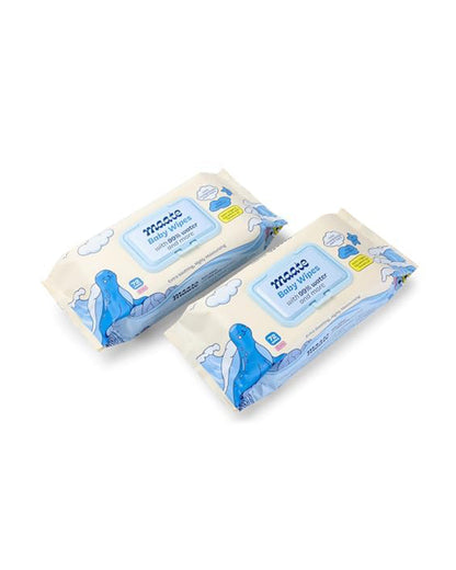 Maate Baby Wipes-Infused With Plant Squalane, Tamanu Oil & Aloe Vera-Soothing & Hypoallergenic