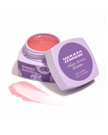 Maate Happy Berries Baby & Mom Lip Butter-Enriched with Blueberry, Strawberry & Vitamin E
