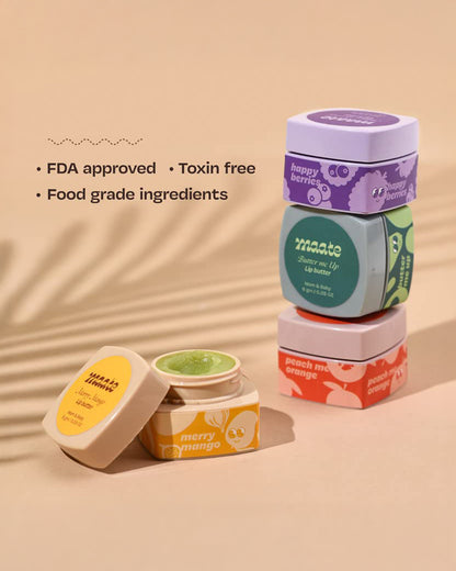 Maate Happy Berries Baby & Mom Lip Butter-Enriched with Blueberry, Strawberry & Vitamin E