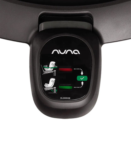 Nuna PRUU Aire Baby Car Seat-Convertible (Forward & Rear Facing)-360 Degrees Rotation-With Retractabe Sun Canopy-Moisture Absorbing Airy Mesh-5 Positions Recline In Both Mode-For 0 to 4Y (Upto 19 Kg)-Caviar