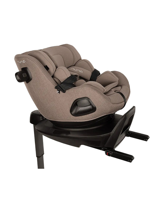 Nuna PRUU Aire Baby Car Seat-Convertible (Forward & Rear Facing)-360 Degrees Rotation-With Retractabe Sun Canopy-Moisture Absorbing Airy Mesh-5 Positions Recline In Both Mode-For 0 to 4Y (Upto 19 Kg)-Cedar