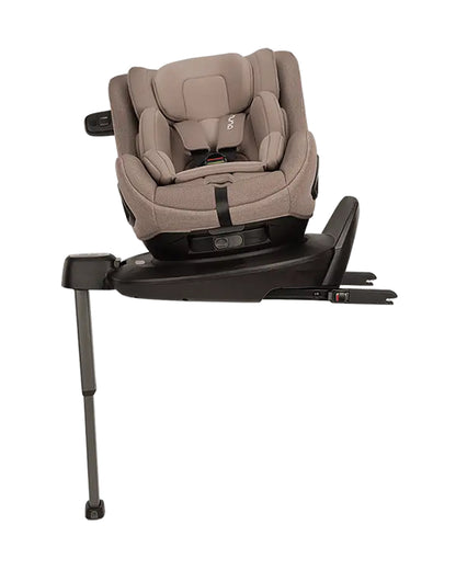 Nuna PRUU Aire Baby Car Seat-Convertible (Forward & Rear Facing)-360 Degrees Rotation-With Retractabe Sun Canopy-Moisture Absorbing Airy Mesh-5 Positions Recline In Both Mode-For 0 to 4Y (Upto 19 Kg)-Cedar