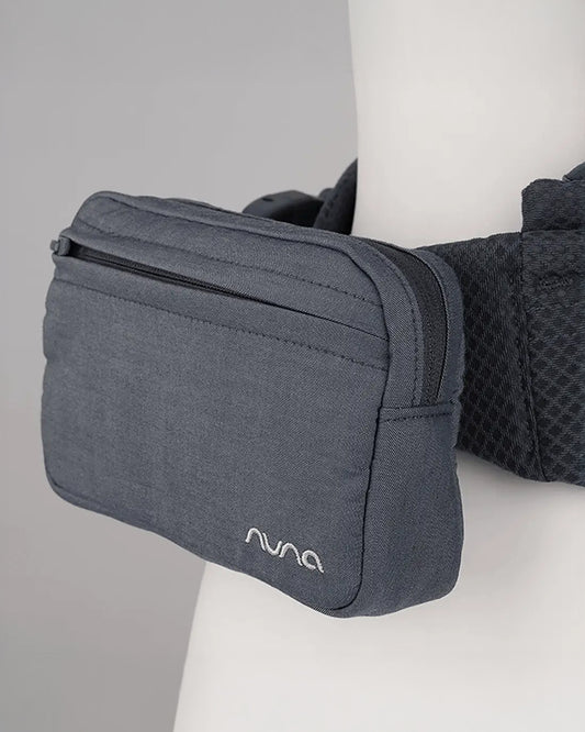 Nuna Cudl Deux Baby Carrier-4 Carrying Positions-Interchangeable Mesh & Cotton Panels For All Weather Comfort-Includes Storage Bag, 2 Bibs, Wristlest Pouch & Harness Covers-For 0 to 3Y (3.5 to 16 Kg)-Denim