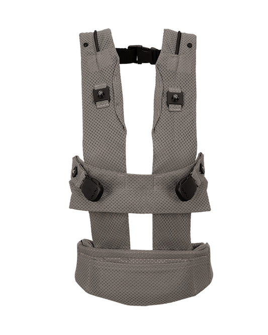 Nuna Cudl Deux Baby Carrier-4 Carrying Positions-Interchangeable Mesh & Cotton Panels For All Weather Comfort-Includes Storage Bag, 2 Bibs, Wristlest Pouch & Harness Covers-For 0 to 3Y (3.5 to 16 Kg)-Shadow