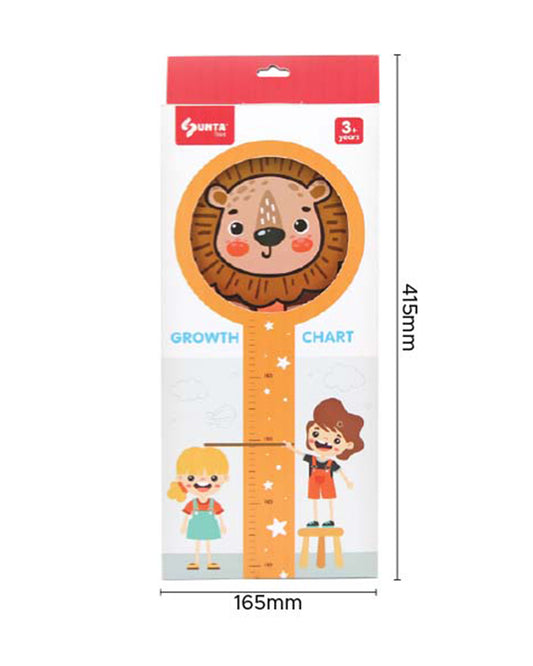 Sunta Growth Chart Lion-Indoor Toy-Wall Height Ruler For 3Y+