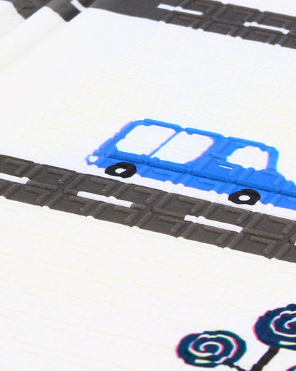 Sunta Two Sides Printed Folding Playmat-Train Track & Party Animal-10M+