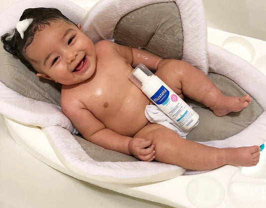 Mustela Foam Baby Shampoo-With Avocado-Helps Treat & Prevent Cradle Cap & Softens Scalp Flakes-Fragrance Free, Tear Free & Safe From Birth On