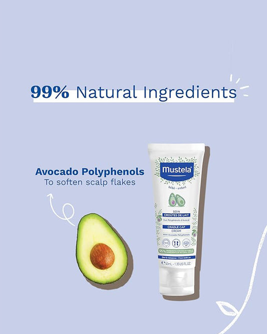 Mustela Cradle Cap Baby Cream- With Natural Avocado