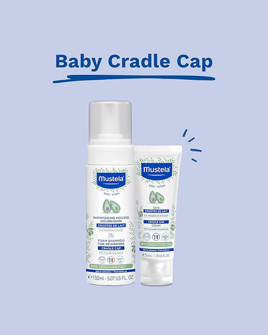 Mustela Cradle Cap Baby Cream- With Natural Avocado