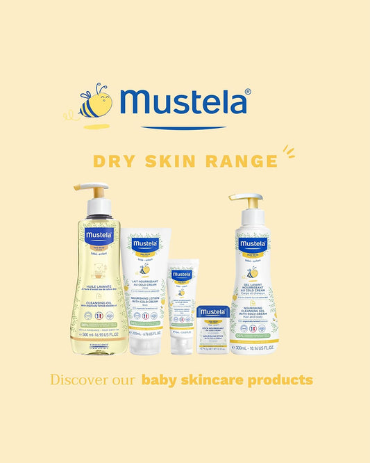 Mustela Nourishing Baby Cleansing Gel with Cold Cream-Baby Body Wash-With Avocado