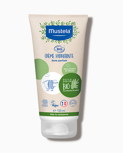 Mustela Hydrating Baby Cream-With Olive Oil & Aloe-Protects Skin, Reduces Redness & Irritation-Non-Staining, Fragrance & Dyes Free