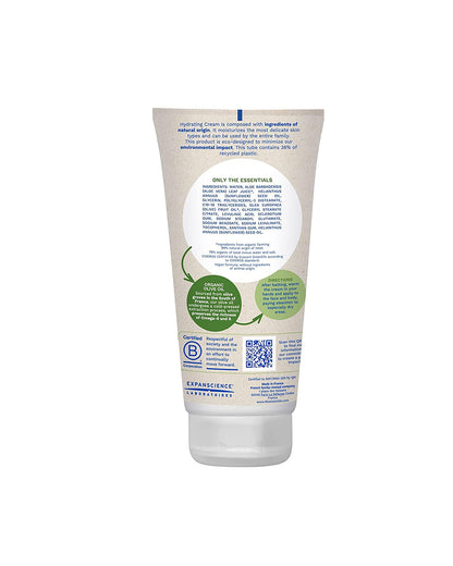 Mustela Hydrating Baby Cream-With Olive Oil & Aloe-Protects Skin, Reduces Redness & Irritation-Non-Staining, Fragrance & Dyes Free