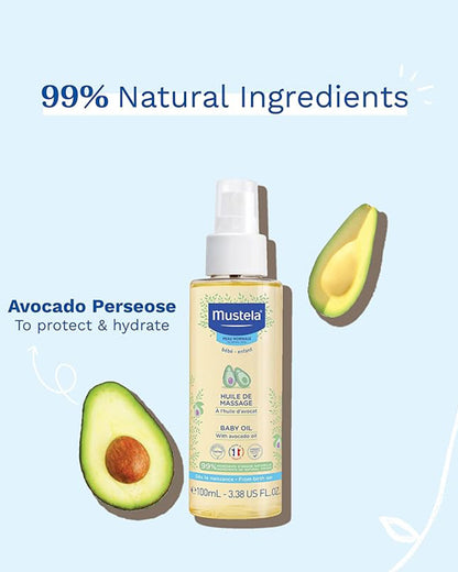 Mustela Baby Massage Oil-With Avocado