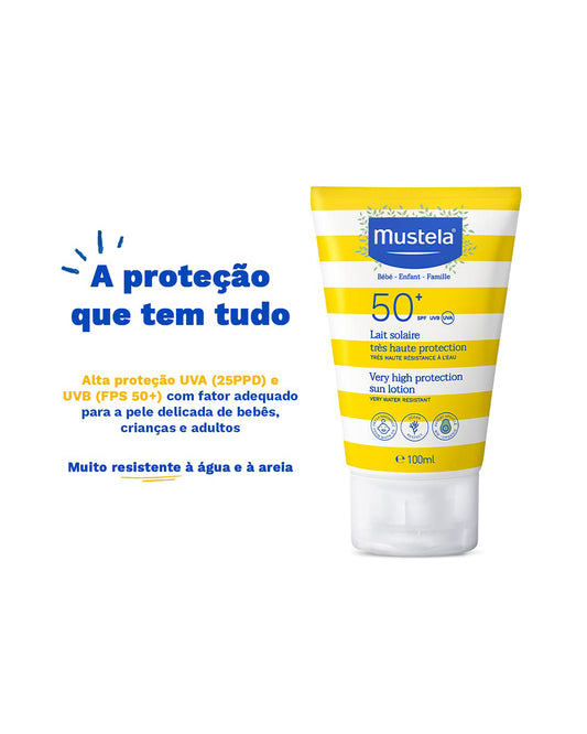 Mustela High Protection SPF 50+ Baby Sunscreen-With Avocado