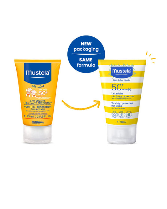 Mustela High Protection SPF 50+ Baby Sunscreen-With Avocado-Stays Effective in Water