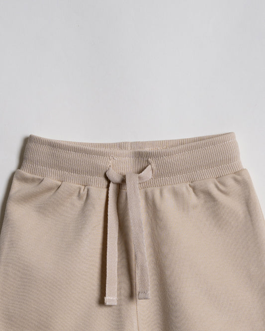 Twingle 100% Organic Cotton T-shirt & Shorts Set-Adjustable Waistband-Tag-Free Design-White-Hearts & Stars Print-For Infants