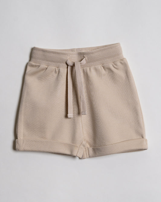 Twingle 100% Organic Cotton T-shirt & Shorts Set-Adjustable Waistband-Tag-Free Design-White-Hearts & Stars Print-For Infants