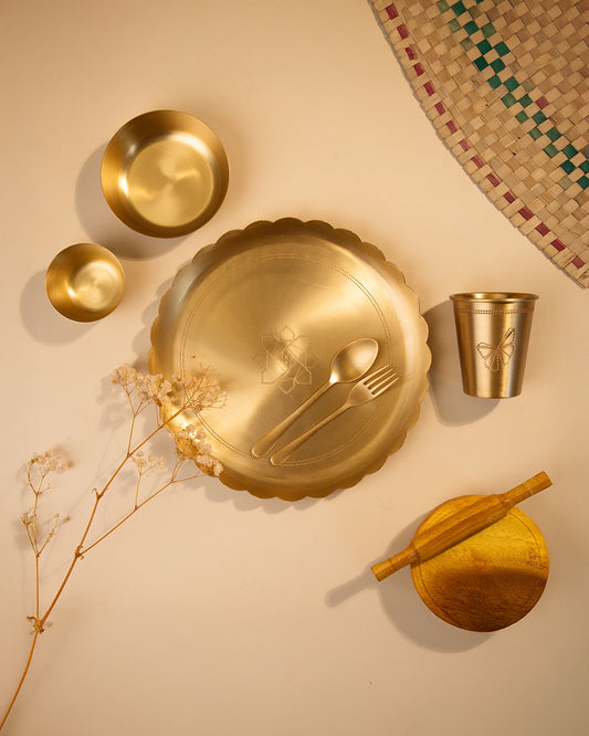 Baby Forest Nanhi Dawat Kids Dining Set-Pack of 6-Feeding Set For Baby Birthday