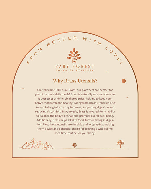 Baby Forest Nanhi Dawat Kids Dining Set-Pack of 6-Feeding Set For Baby Birthday