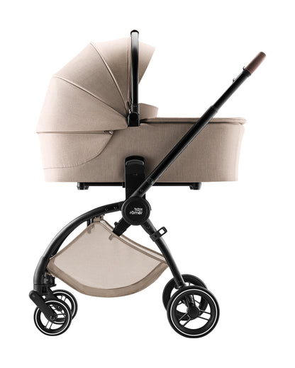 Britax Rio Lightweight Stroller-Height Adjustable Parent Handle Bar-Reversible & Flat Reclining Seat-One Hand Fold-Includes Cup Holder, Car Seat & Carry Cot Adapters-For 0 to 4Y (Upto 22Kg)-Teak