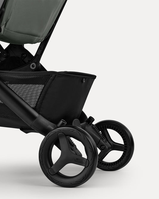 Bugaboo Butterfly 2 Cabin Friendly Stroller-One Second Ultra Compact Fold-Flat Reclining Seat-Large Storage Basket-Car Seat Compatible-2 Years Warranty-For 0 to 4Y-Midnight Black