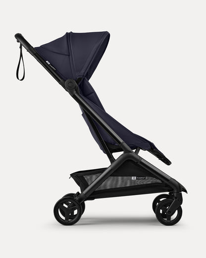 Bugaboo Butterfly 2 Cabin Friendly Stroller-One Second Ultra Compact Fold-Flat Reclining Seat-Large Storage Basket-Car Seat Compatible-2 Years Warranty-For 0 to 4Y-Deep Indigo