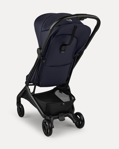 Bugaboo Butterfly 2 Cabin Friendly Stroller-One Second Ultra Compact Fold-Flat Reclining Seat-Large Storage Basket-Car Seat Compatible-2 Years Warranty-For 0 to 4Y-Deep Indigo