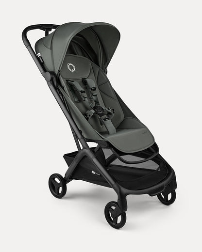 Bugaboo Butterfly 2 Cabin Friendly Stroller-One Second Ultra Compact Fold-Flat Reclining Seat-Large Storage Basket-Car Seat Compatible-2 Years Warranty-For 0 to 4Y-Forest Green