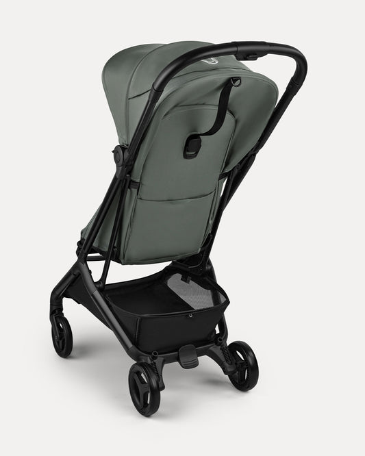 Bugaboo Butterfly 2 Cabin Friendly Stroller-One Second Ultra Compact Fold-Flat Reclining Seat-Large Storage Basket-Car Seat Compatible-2 Years Warranty-For 0 to 4Y-Forest Green