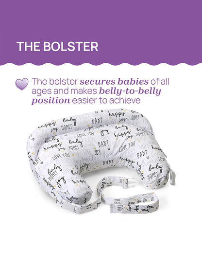 Boppy Deluxe Nursing Pillow-Multifunctional Use-White-Hello Baby-0M+
