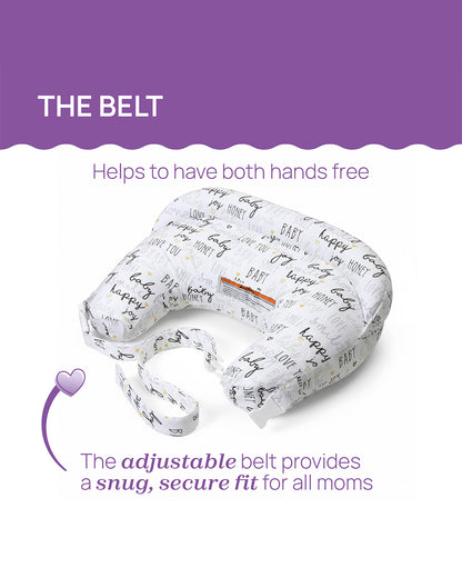 Boppy Deluxe Nursing Pillow-Multifunctional Use-White-Hello Baby-0M+