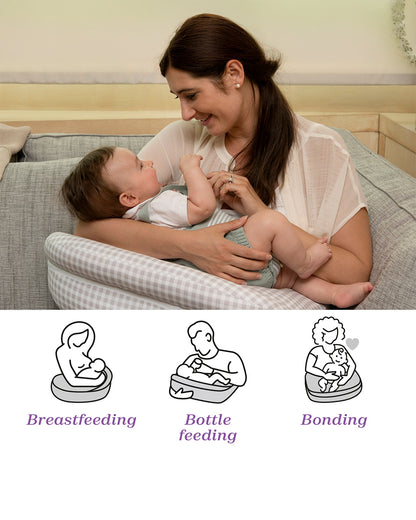 Boppy Deluxe Nursing Pillow-Multifunctional Use-White-Hello Baby-0M+