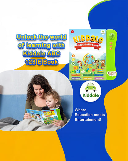 Kiddale Kindergarten Play & Learn Sound Book With Activity Rhymes & Stories-Learning & Educational Toys-12M+