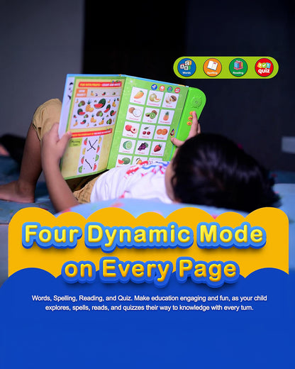 Kiddale Kindergarten Play & Learn Sound Book With Activity Rhymes & Stories-Learning & Educational Toys-12M+