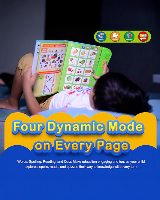 Kiddale Kindergarten Play & Learn Sound Book With Activity Rhymes & Stories-Learning & Educational Toys-12M+