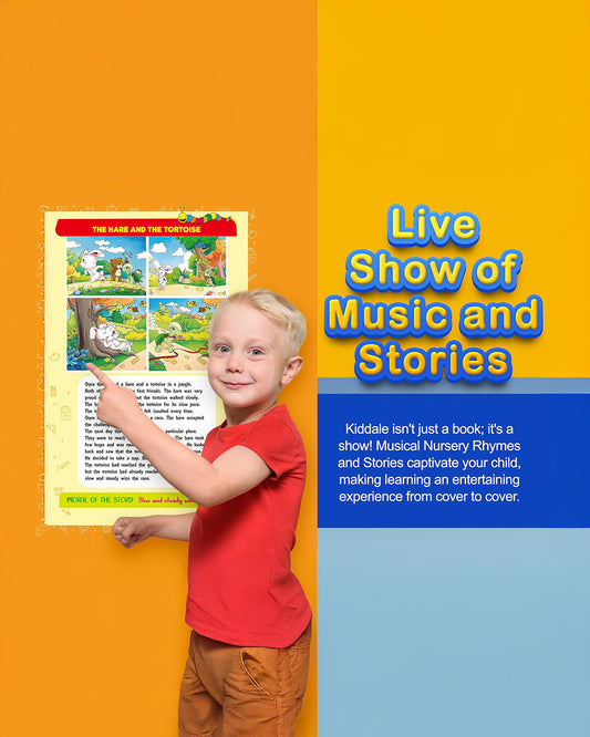 Kiddale Kindergarten Play & Learn Sound Book With Activity Rhymes & Stories-Learning & Educational Toys-12M+