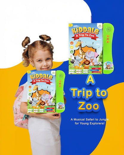 Kiddale A Trip To Zoo Sound Book With Activity Rhymes & Stories-Learning & Educational Toys-24M+