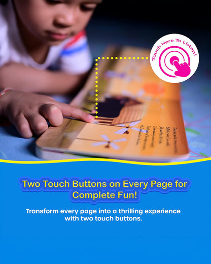 Kiddale Sing Along Rhymes Sound Book-10 Beloved Rhymes-Learning & Educational Toys-12M+