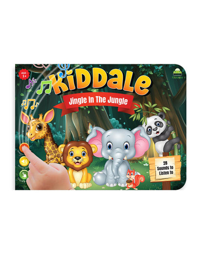 Kiddale Jingle In The Jungle Sound Book-16 Wild Rhymes-Learning & Educational Toys-12M+