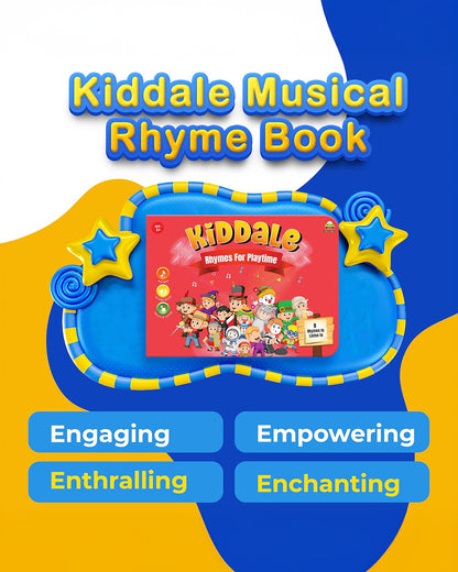Kiddale Rhymes For Playtime Sound Book-8 Timeless English Rhymes-Learning & Educational Toys-12M+
