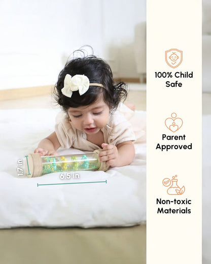 Curious Cub Rainmaker Rattle Toy-Easy to Grasp-For Infants