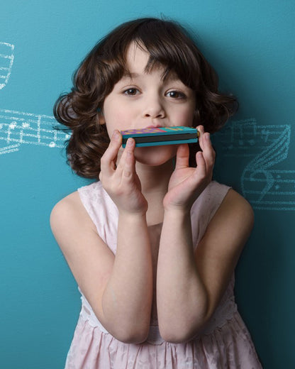 Stephen Joseph Unicorn Harmonica-Musical Toy-Wooden Instrument-Develop Musical Skills-3Y+