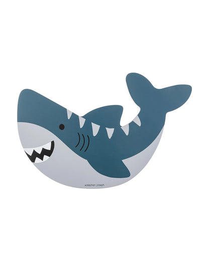 Stephen Joseph Night Light Shark-Wall Decor-Auto On & Off-Perfect for a Nursery, Playroom & Bedroom-Blue