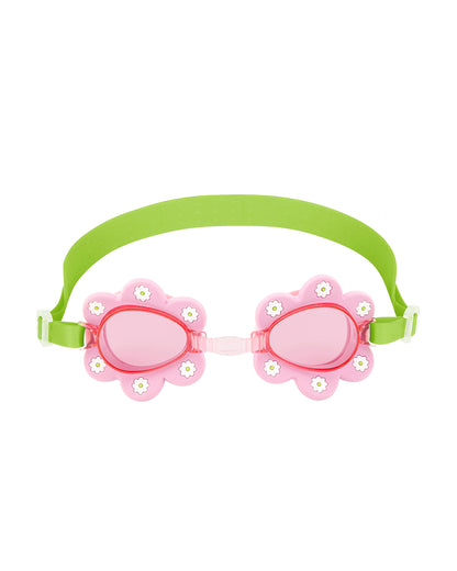 Stephen Joseph Pink Swim Goggles-Solid-For Infants