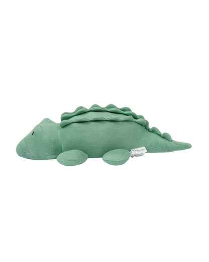 Pomme Crocodile Knitted Soft Toy-Easy Washable-Plush Cuddly Toy For Newborn