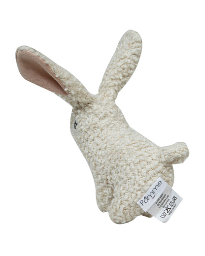 Pomme Rabbit Knitted Soft Toy-Easy Washable-Plush Cuddly Toy For Newborn