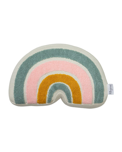 Pomme Knitted Rainbow Cushion-100% Cotton-Multicolor-For Infants