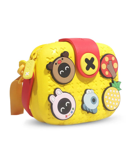 Very Peri Yellow Sling Bag-Daypack-EVA-For Infants
